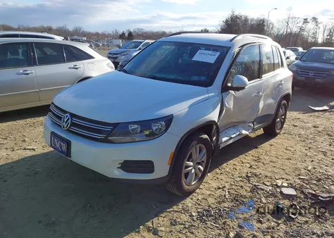 2015 Volkswagen Tiguan S from USA, damaged, VIN WVGBV7AX3FW610409